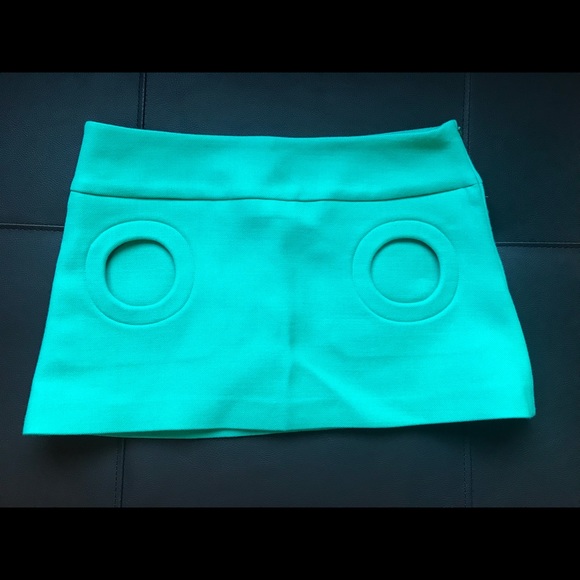 Paul & Joe Dresses & Skirts - Designer Paul and Joe Paris Teal Mod mini skirt 40